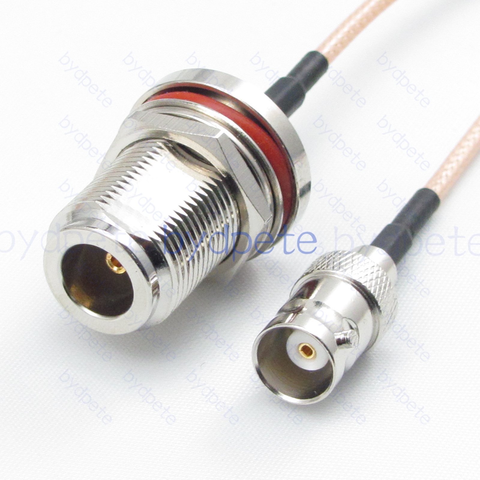 BPC036N316W1S2 N-Type Female Bulkhead Waterproof jack to BNC Female jack RG-316 Coaxial Cable N-Type Cable RG316 Assembly Coax Pigtial Jumper