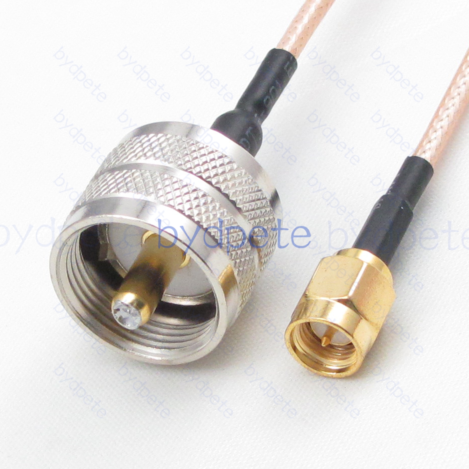 BPC041UHF316 UHF Male PL259 Plug to SMA Male RG-316 Coaxial Cable UHF Cable RG316 Assembly Coax Pigtial Jumper