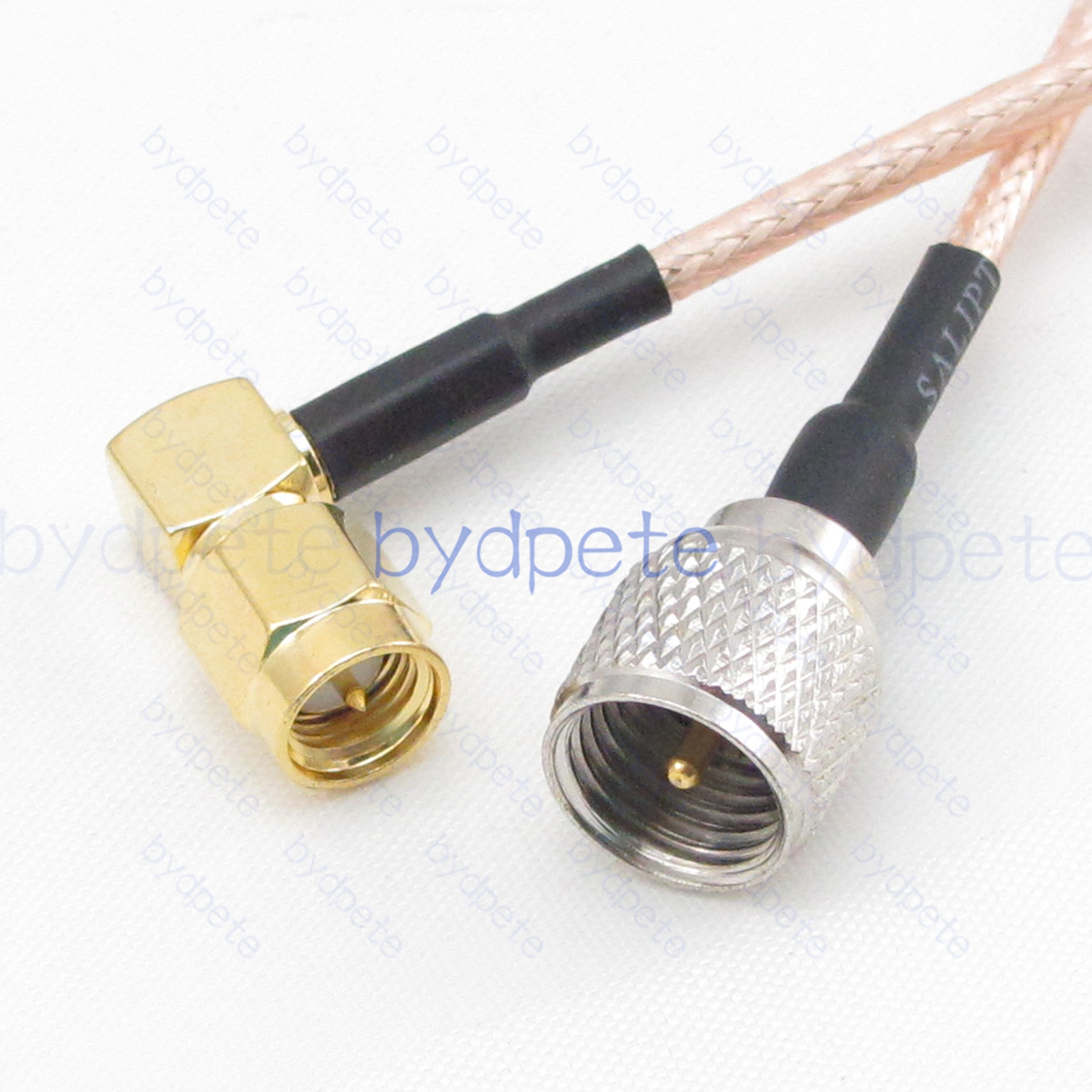 BPC041UHF316M1R2 Mini UHF Male Plug to SMA Male Right Angle 90Degree RG-316 Coaxial Cable UHF Cable RG316 Assembly Coax Pigtial Jumper
