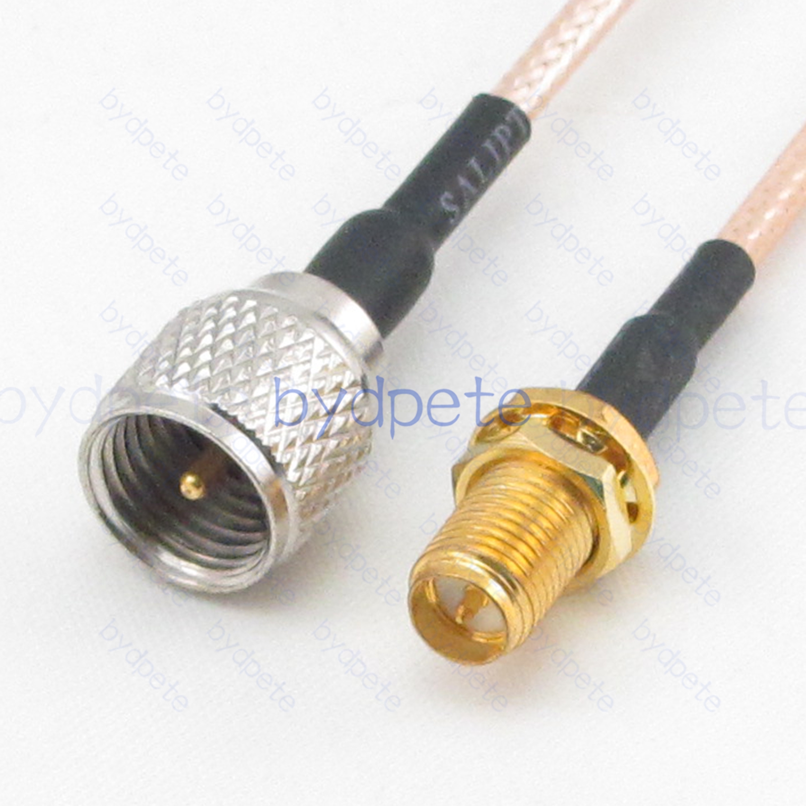 BPC044UHF316M1 Mini UHF Male PL259 Plug to RPSMA Female Reverse Polarity jack RG-316 Coaxial Cable UHF Cable RG316 Assembly Coax Pigtial Jumper