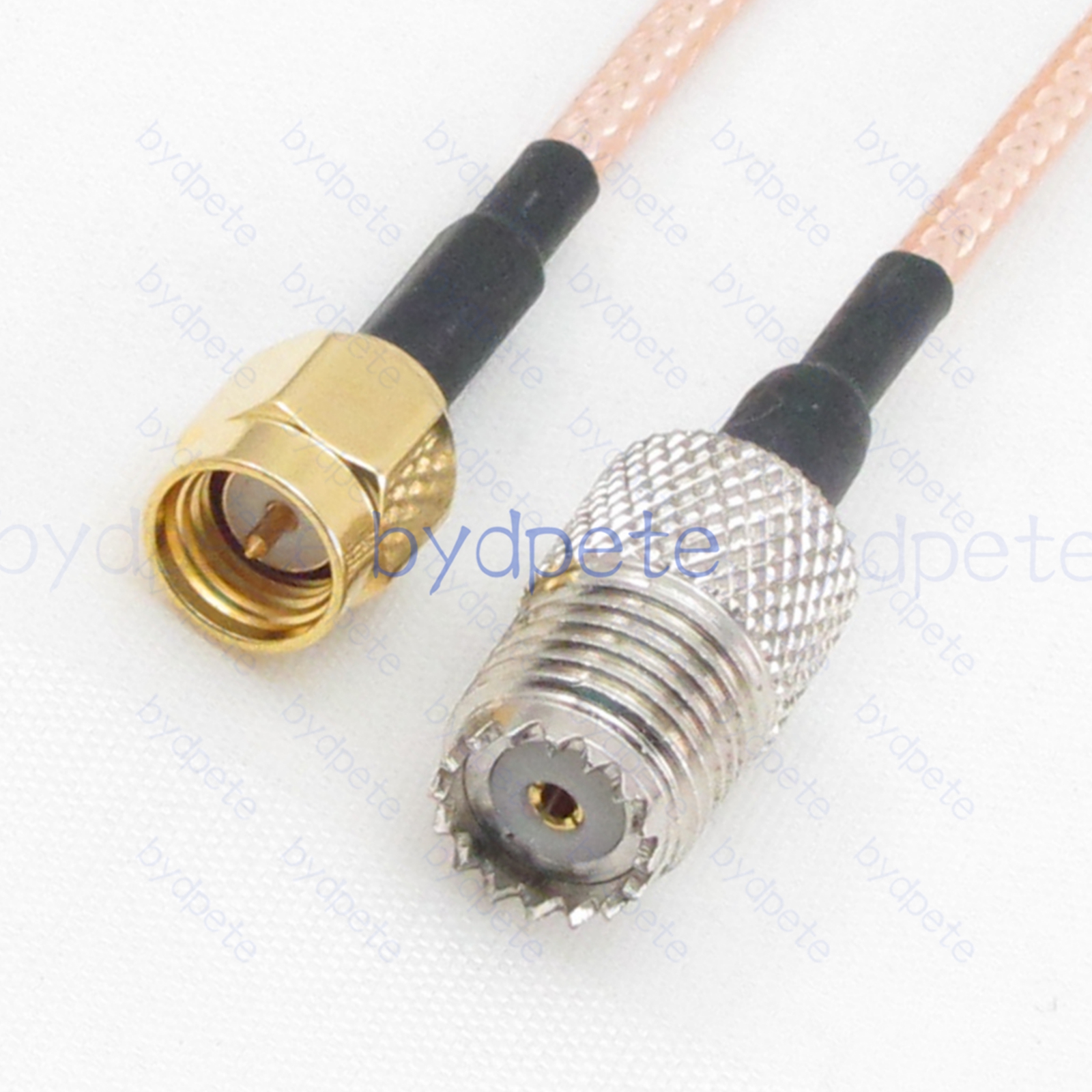 BPC045UHF316M1 Mini UHF Female SO239 Jack to SMA Male RG-316 Coaxial Cable UHF Cable RG316 Assembly Coax Pigtial Jumper
