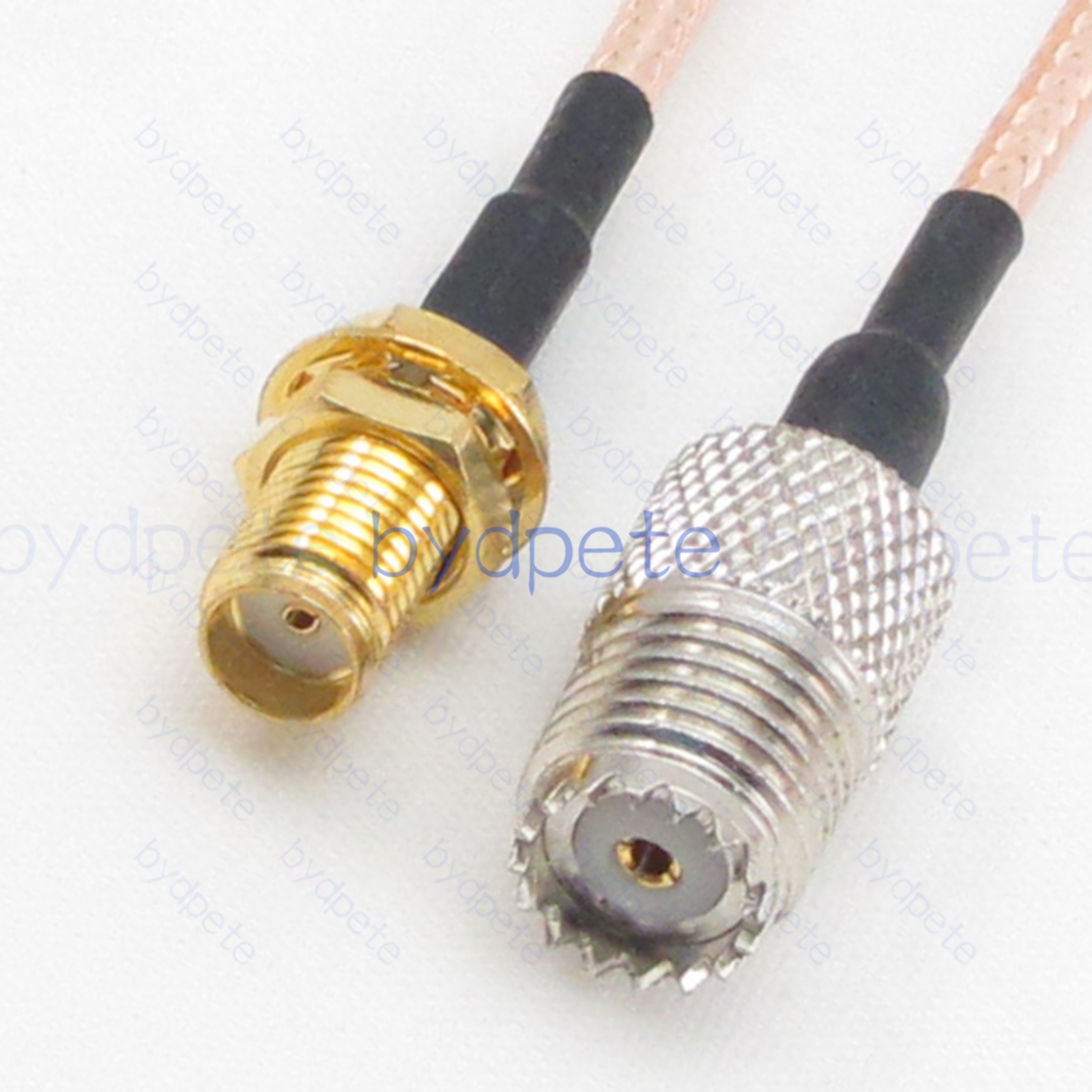 BPC046UHF316M1 Mini UHF Female SO239 Jack to SMA Female RG-316 Coaxial Cable UHF Cable RG316 Assembly Coax Pigtial Jumper