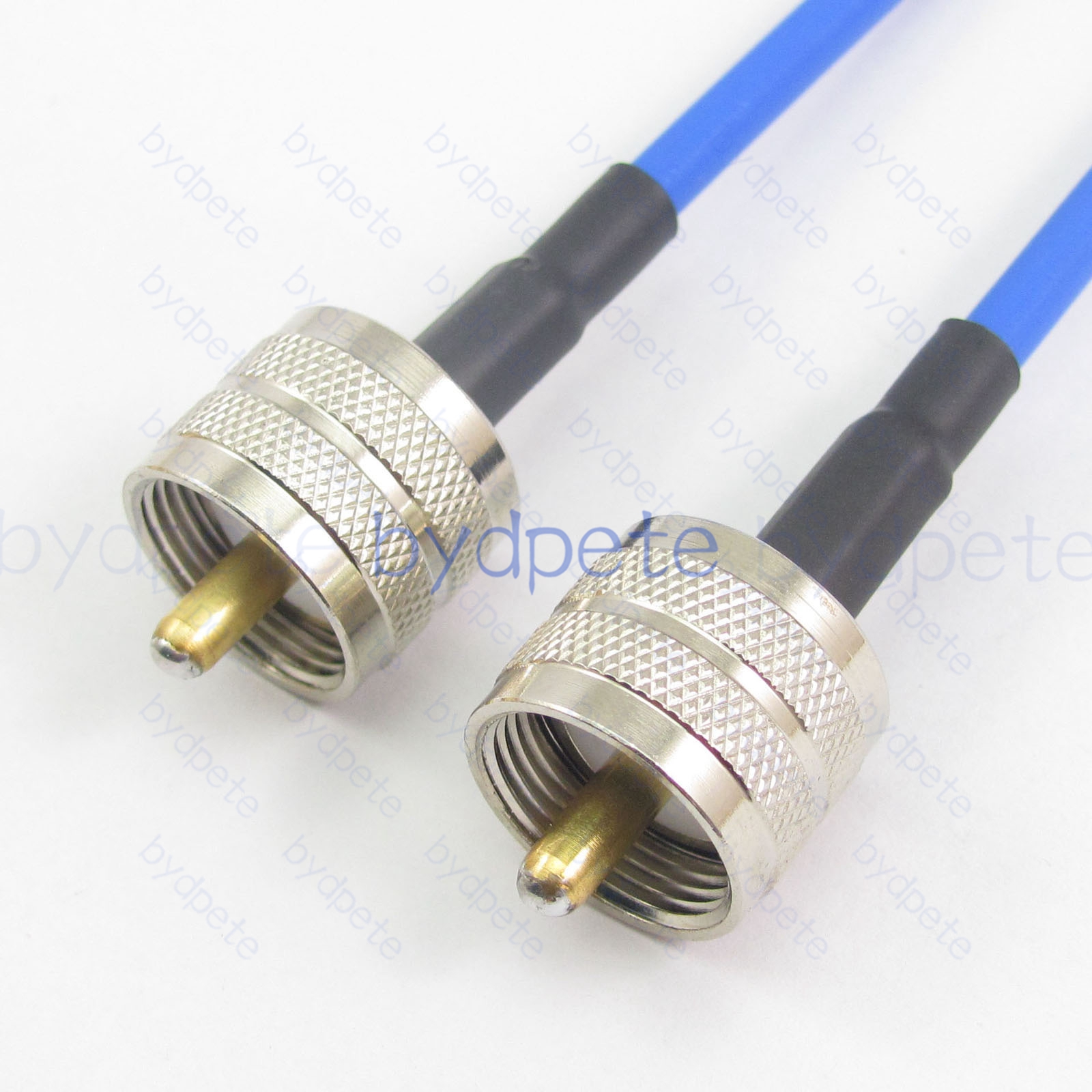 BPC049UHF402B UHF Male PL259 Plug to UHF Male PL259 Plug RG-402 Coaxial Cable UHF Cable RG402B Assembly Coax Semi Rigid Flexible Low Loss Cable