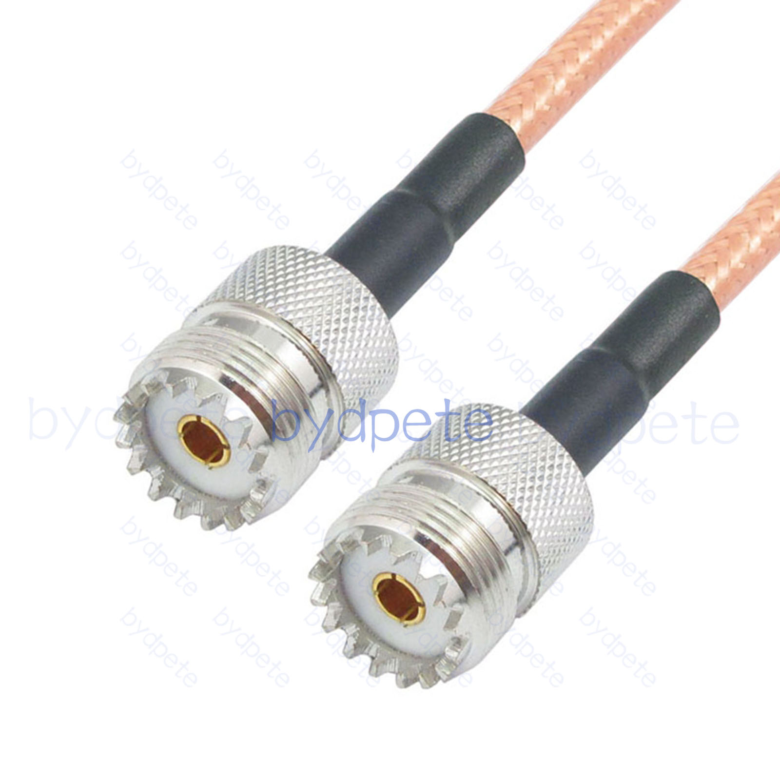 BPC051UHF142 UHF Female SO239 Plug to UHF Female SO239 RG-142 Coaxial Cable UHF Cable RG142 Assembly Coax Pigtial Jumper