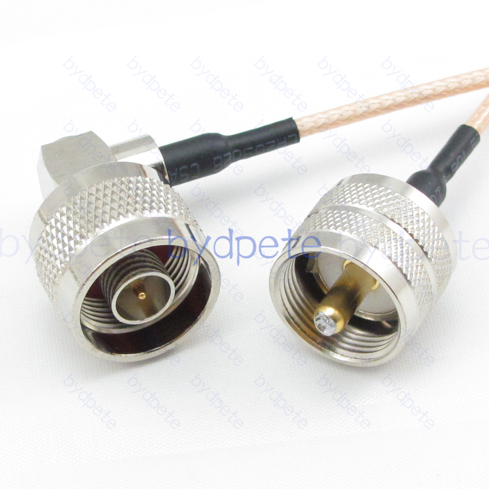 BPC052UHF316R2 UHF Male PL259 Plug to N-Type Male Right Angle 90Degree RG-316 Coaxial Cable UHF Cable RG316 Assembly Coax Pigtial Jumper