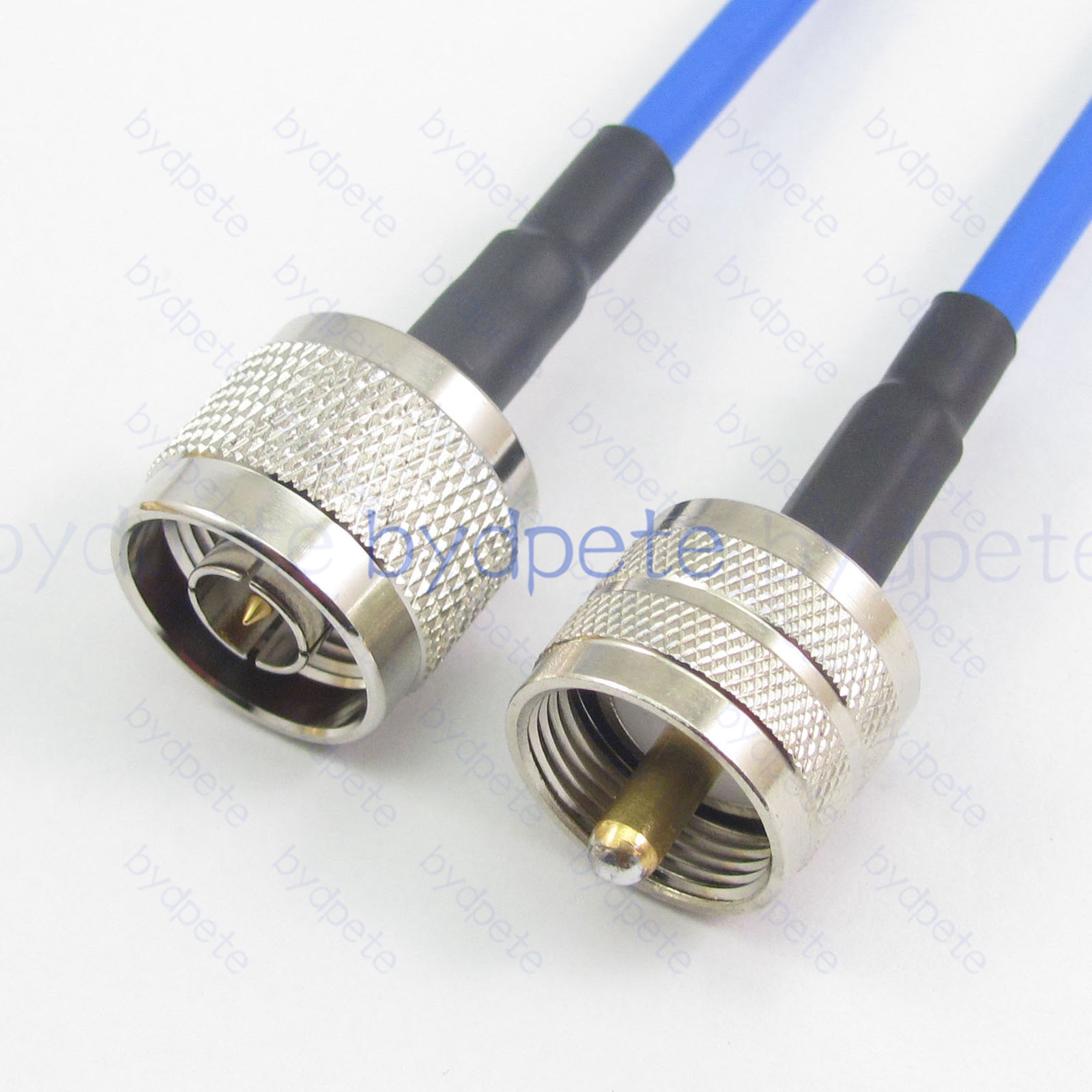 BPC052UHF402B UHF Male PL259 Plug to N Male Plug RG-402 Coaxial Cable UHF Cable RG402B Assembly Coax Semi Rigid Flexible Low Loss Cable