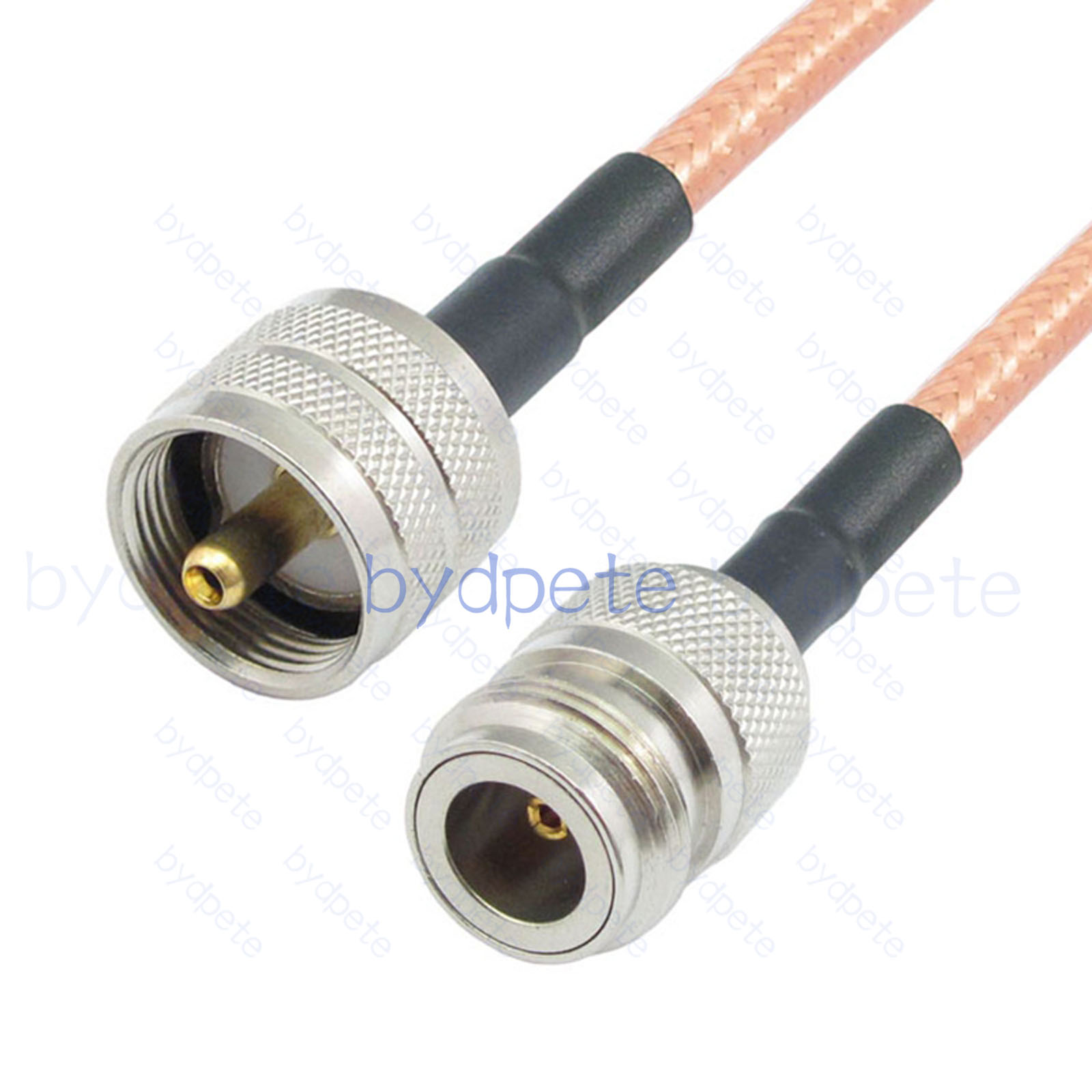BPC053UHF142 UHF Male PL259 Plug to N-Type Female RG-142 Coaxial Cable UHF Cable RG142 Assembly Coax Pigtial Jumper