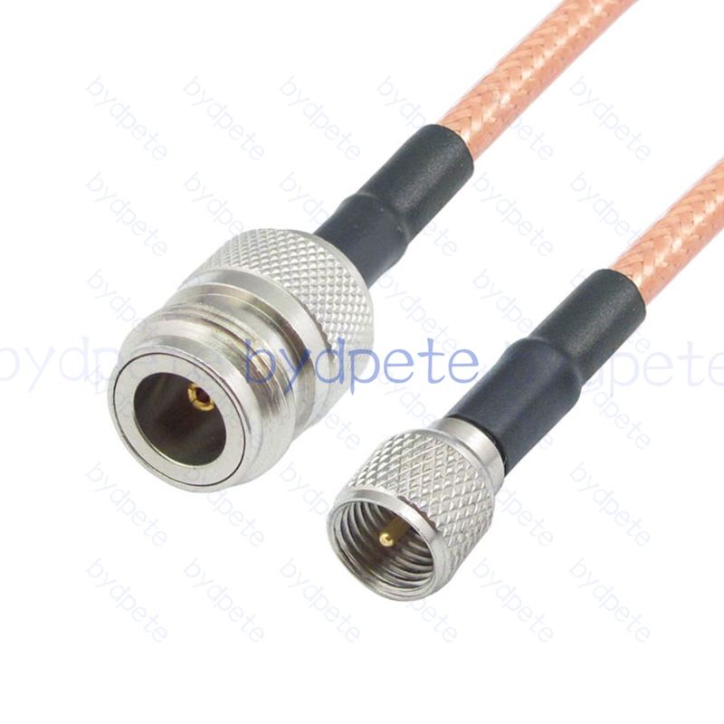 BPC053UHF142M1 Mini UHF Male PL259 Plug to N-Type Female RG-142 Coaxial Cable UHF Cable RG142 Assembly Coax Pigtial Jumper