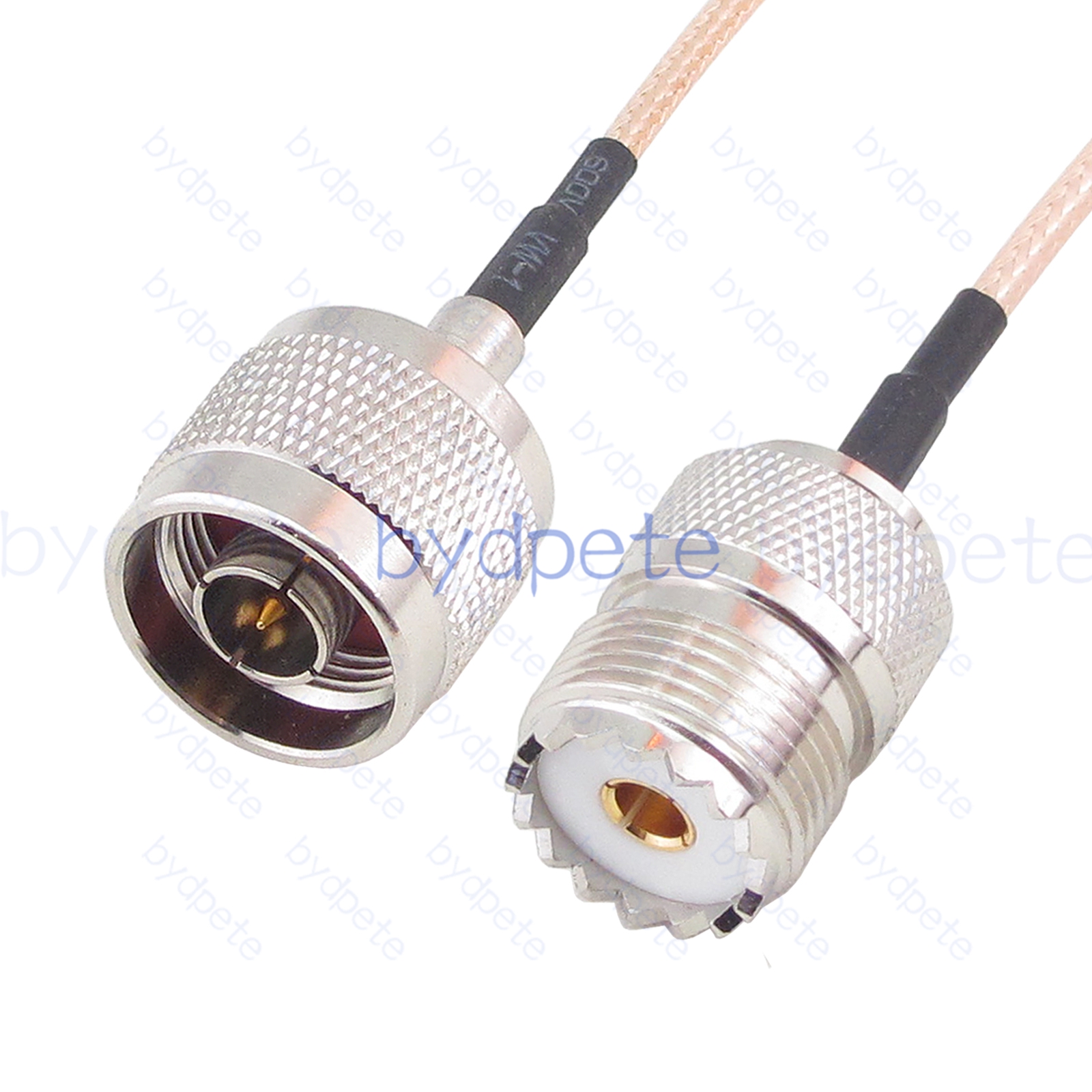 BPC054UHF316 UHF Female SO239 Jack to N-Type Male RG-316 Coaxial Cable UHF Cable RG316 Assembly Coax Pigtial Jumper