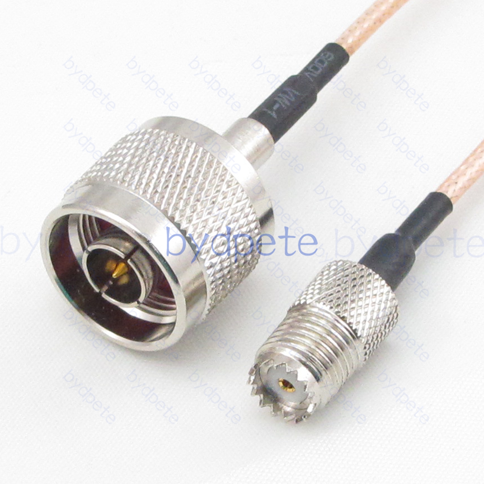BPC054UHF316M1 Mini UHF Female SO239 Jack to N-Type Male RG-316 Coaxial Cable UHF Cable RG316 Assembly Coax Pigtial Jumper