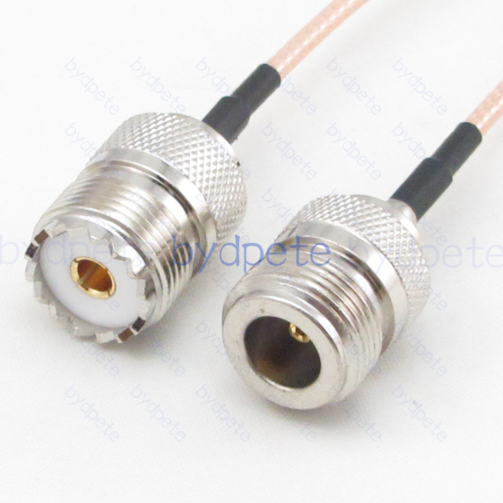 BPC055UHF316 UHF Female SO239 Jack to N-Type Female RG-316 Coaxial Cable UHF Cable RG316 Assembly Coax Pigtial Jumper