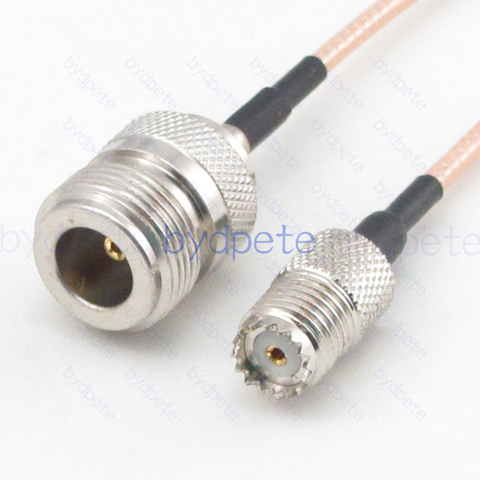BPC055UHF316M1 Mini UHF Female SO239 Jack to N-Type Female RG-316 Coaxial Cable UHF Cable RG316 Assembly Coax Pigtial Jumper
