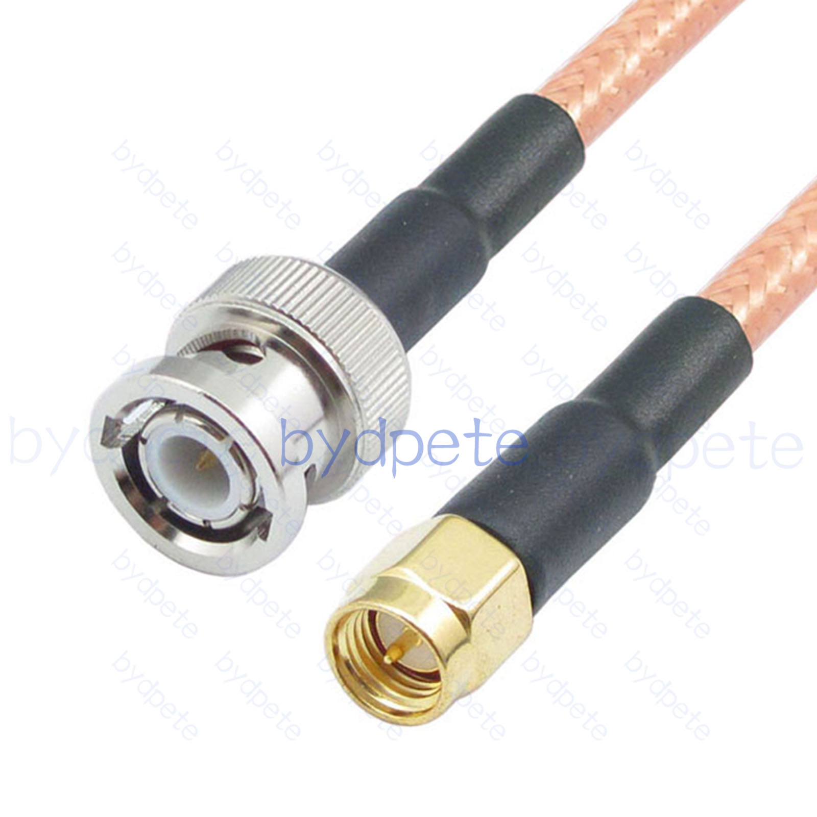 BPC061BNC142 BNC Male Plug to SMA Male RG-142 Coaxial Cable BNC Cable RG142 Assembly Coax Pigtial Jumper