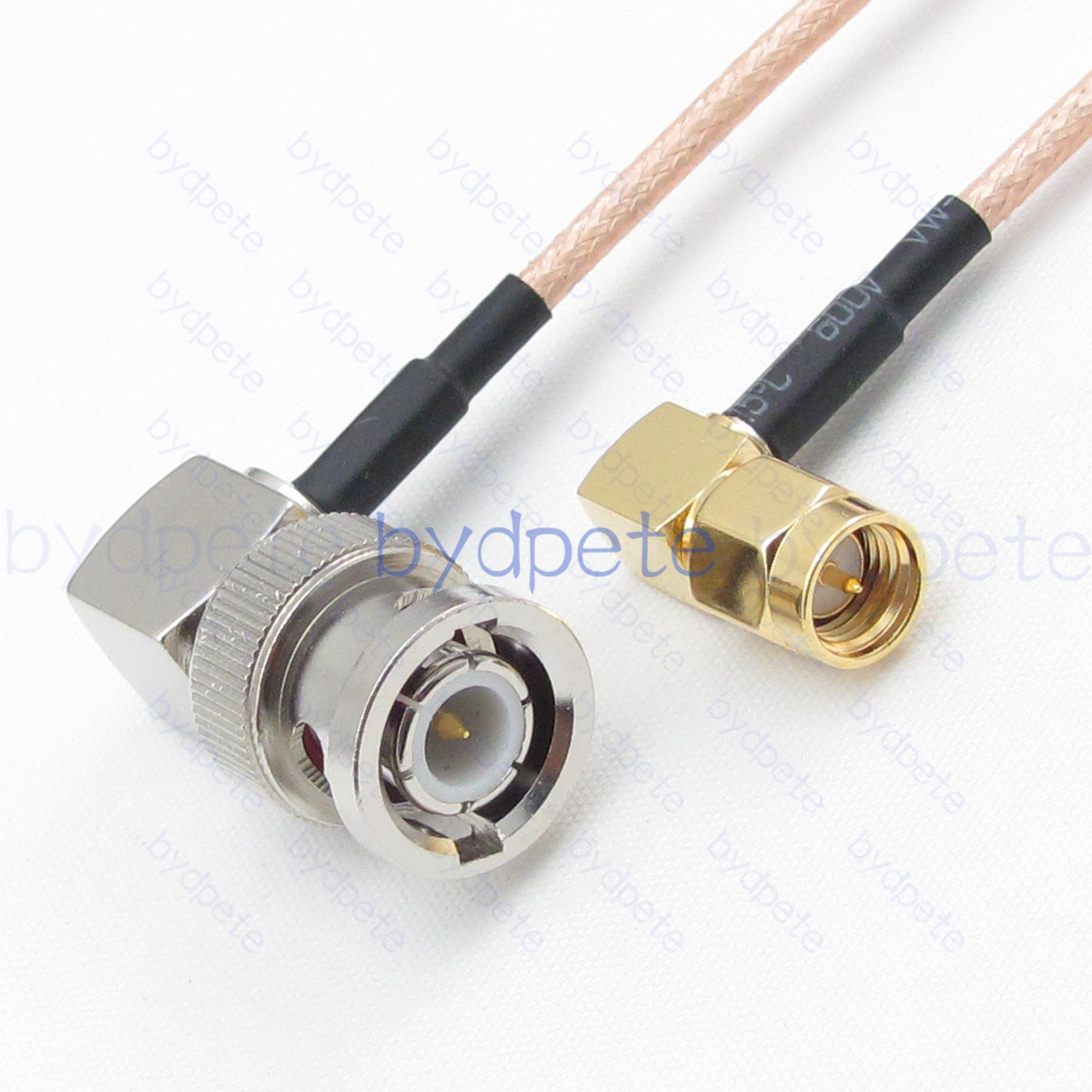 BPC061BNC316RR BNC Male Right Angle 90Degree Plug to SMA Male Right Angle 90Degree Plug RG-316 Coaxial Cable BNC Cable RG316 Assembly Coax Pigtial Jumper