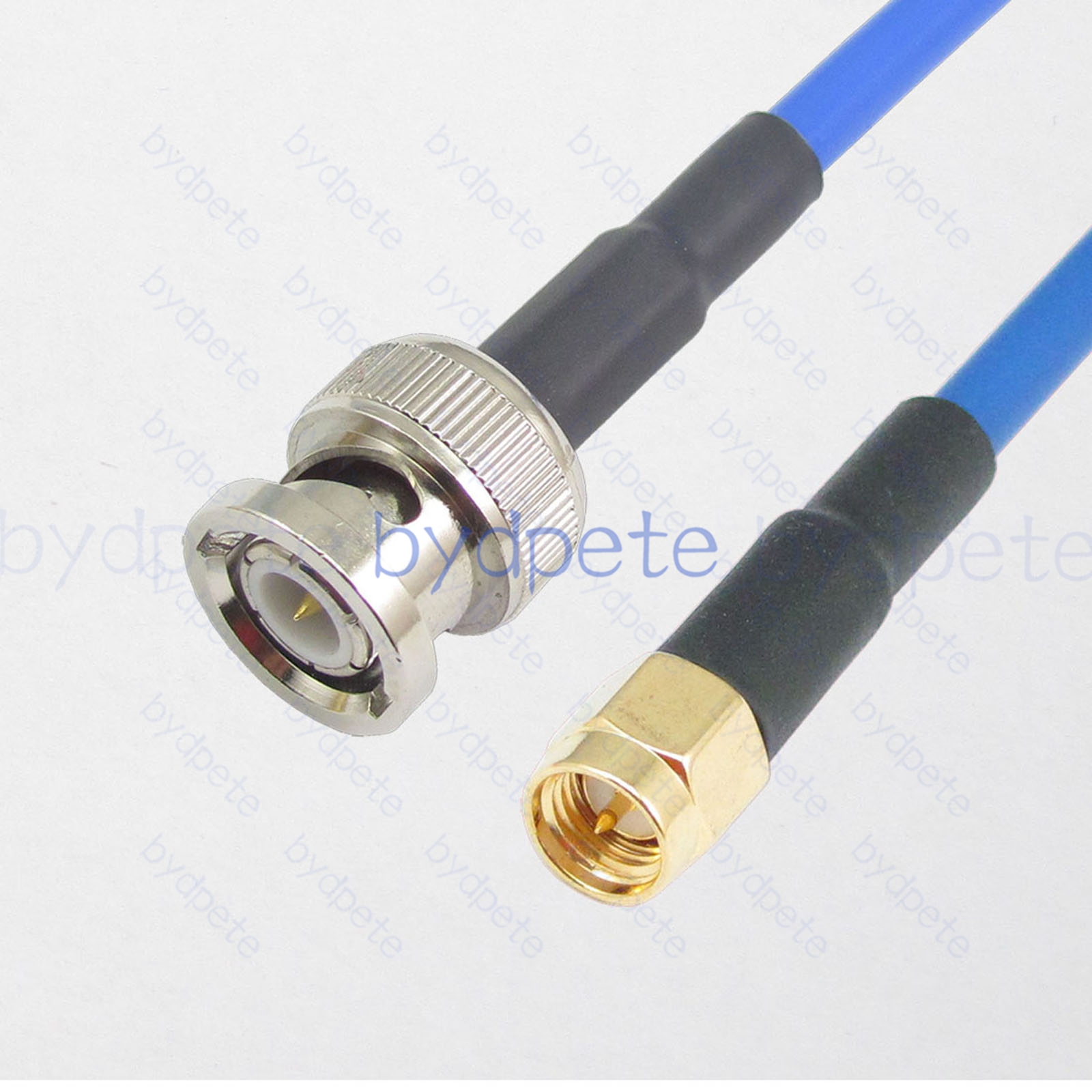 BPC061BNC402B BNC Male Plug to SMA Male RG-402 Coaxial Cable BNC Cable RG402B Assembly Coax Semi Rigid Flexible Low Loss Cable