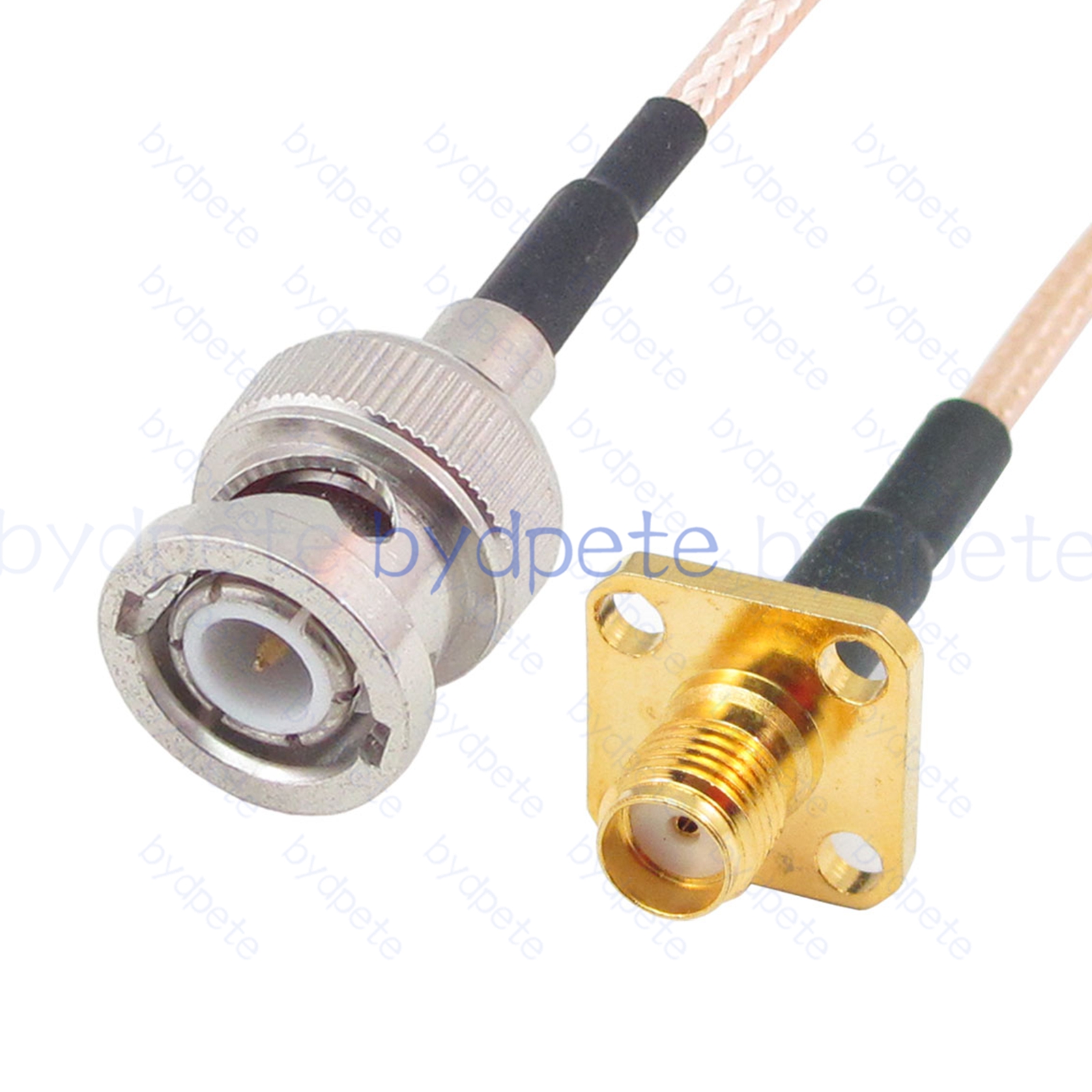 BPC062BNC316H4 BNC Male Plug to SMA Female 4holes panel Jack RG-316 Coaxial Cable BNC Cable RG316 Assembly Coax Pigtial Jumper