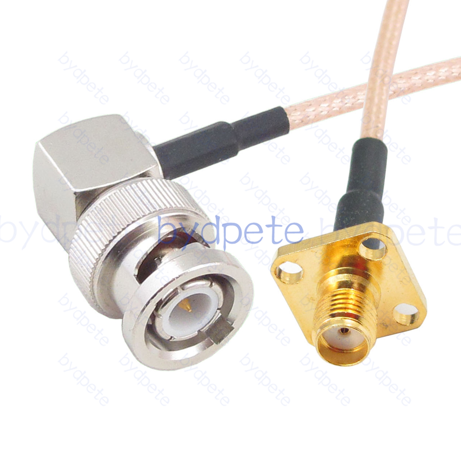 BPC062BNC316R1H4 BNC Male Right Angle 90Degree Plug to SMA Female 4holes panel Jack RG-316 Coaxial Cable BNC Cable RG316 Assembly Coax Pigtial Jumper