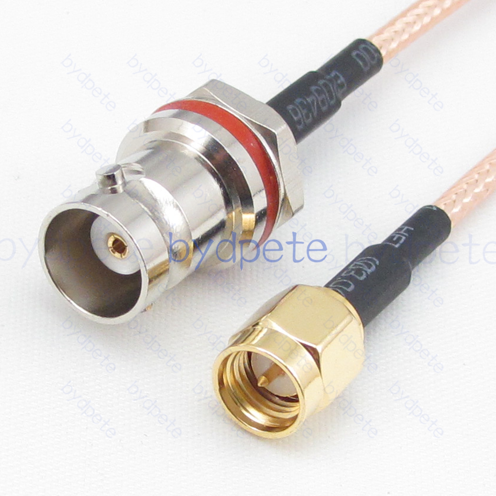 BPC065BNC316M1 BNC Female Behind Nut Jack to SMA Male Plug RG-316 Coaxial Cable BNC Cable RG316 Assembly Coax Pigtial Jumper