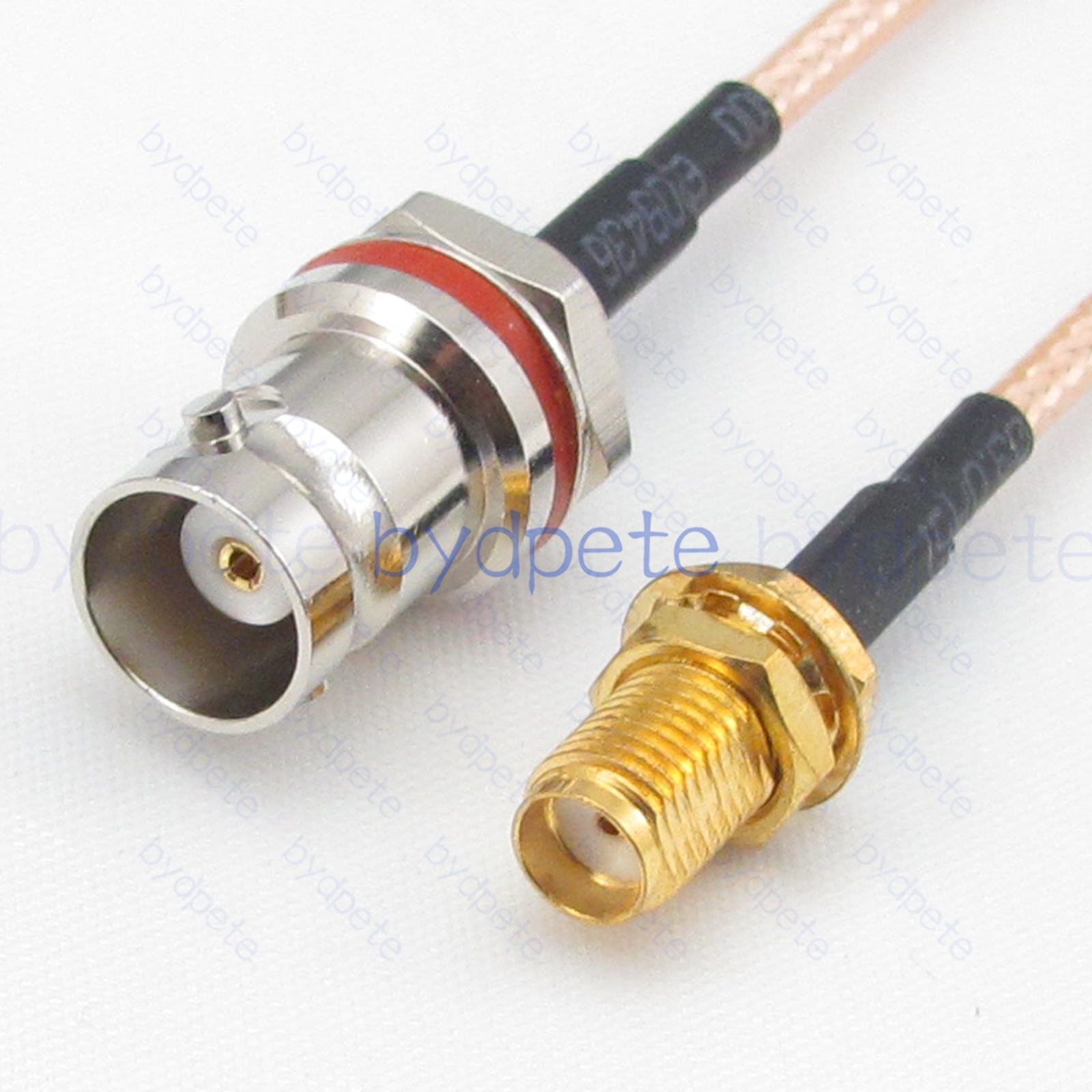 BPC066BNC316M1 BNC Female Behind Nut Jack to SMA Female Jack RG-316 Coaxial Cable BNC Cable RG316 Assembly Coax Pigtial Jumper