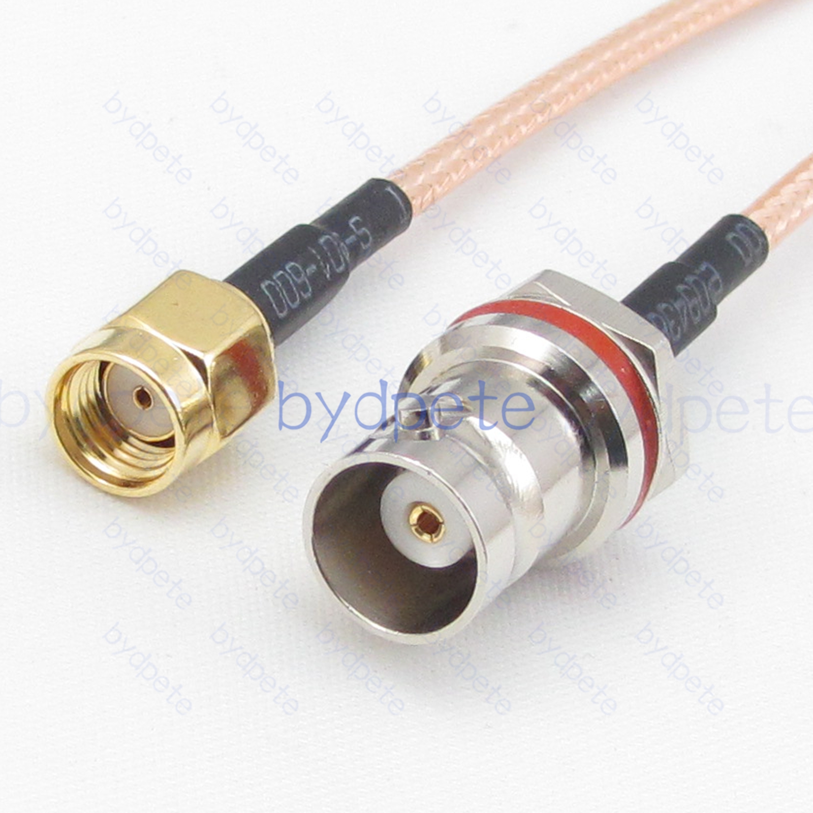 BPC067BNC316M1 BNC Female Behind Nut Jack to RPSMA Male Plug RG-316 Coaxial Cable BNC Cable RG316 Assembly Coax Pigtial Jumper