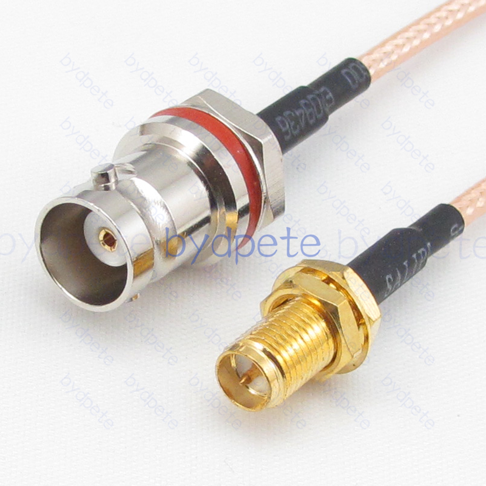 BPC068BNC316M1 BNC Female Behind Nut Jack to RPSMA Female Jack RG-316 Coaxial Cable BNC Cable RG316 Assembly Coax Pigtial Jumper