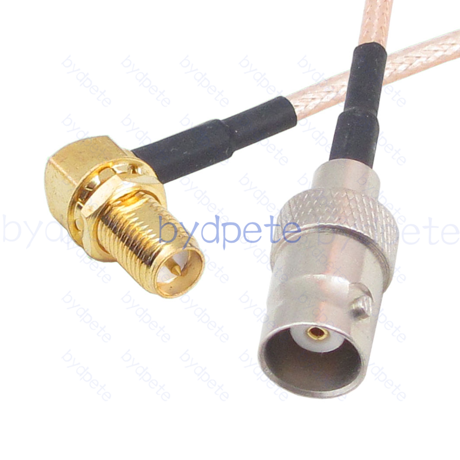 BPC068BNC316S1R2 BNC Female Jack to RPSMA Female Right Angle 90Degree Jack RG-316 Coaxial Cable BNC Cable RG316 Assembly Coax Pigtial Jumper