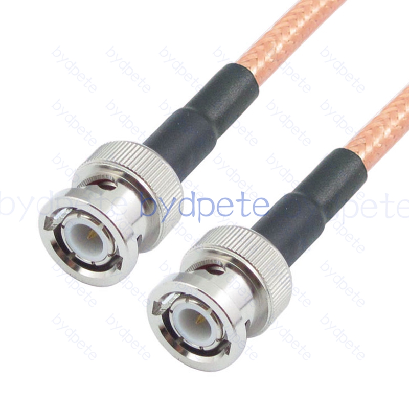 BPC069BNC142 BNC Male Plug to BNC Male RG-142 Coaxial Cable BNC Cable RG142 Assembly Coax Pigtial Jumper