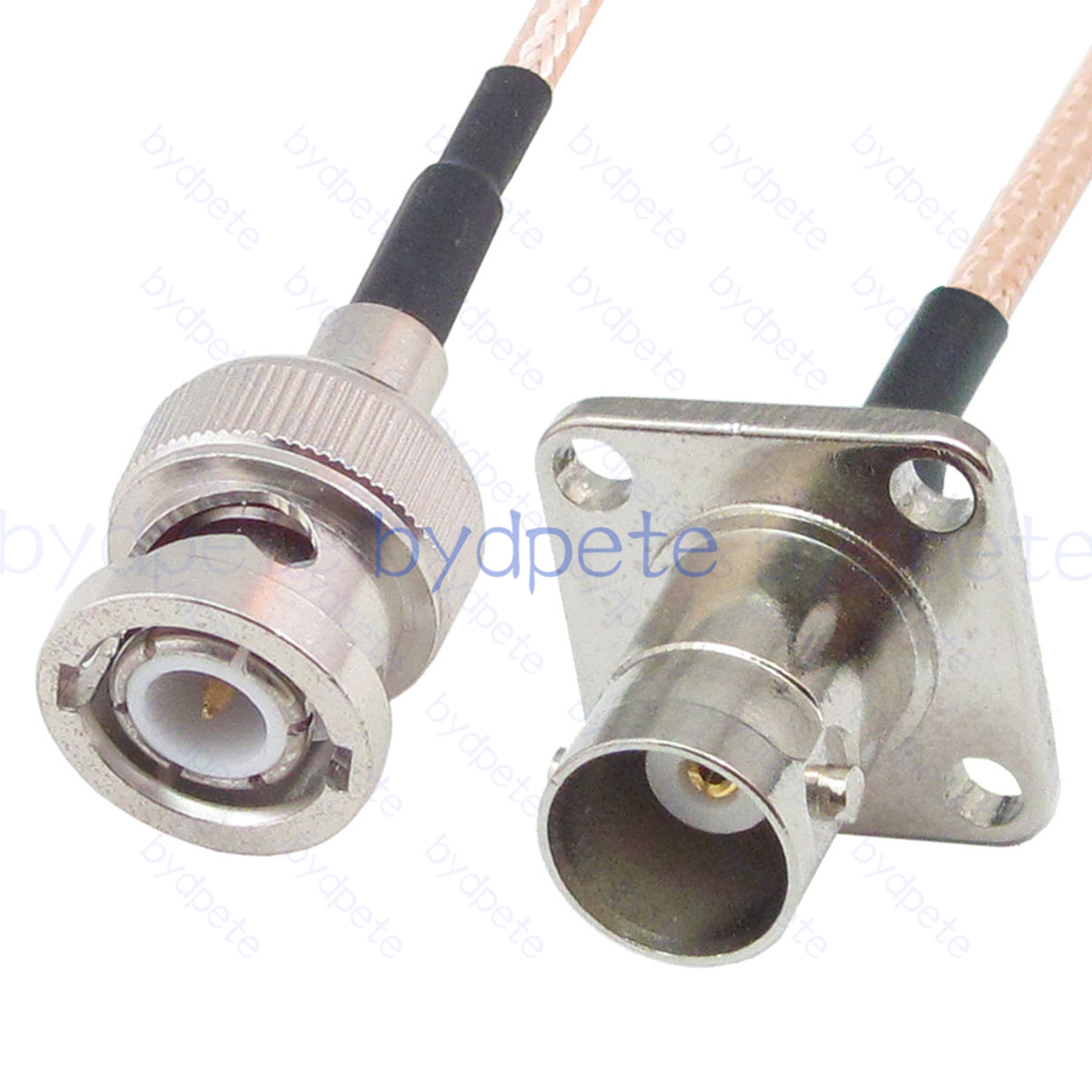 BPC070BNC316H4 BNC Male Plug to BNC Female 4holes panel jack RG-316 Coaxial Cable BNC Cable RG316 Assembly Coax Pigtial Jumper