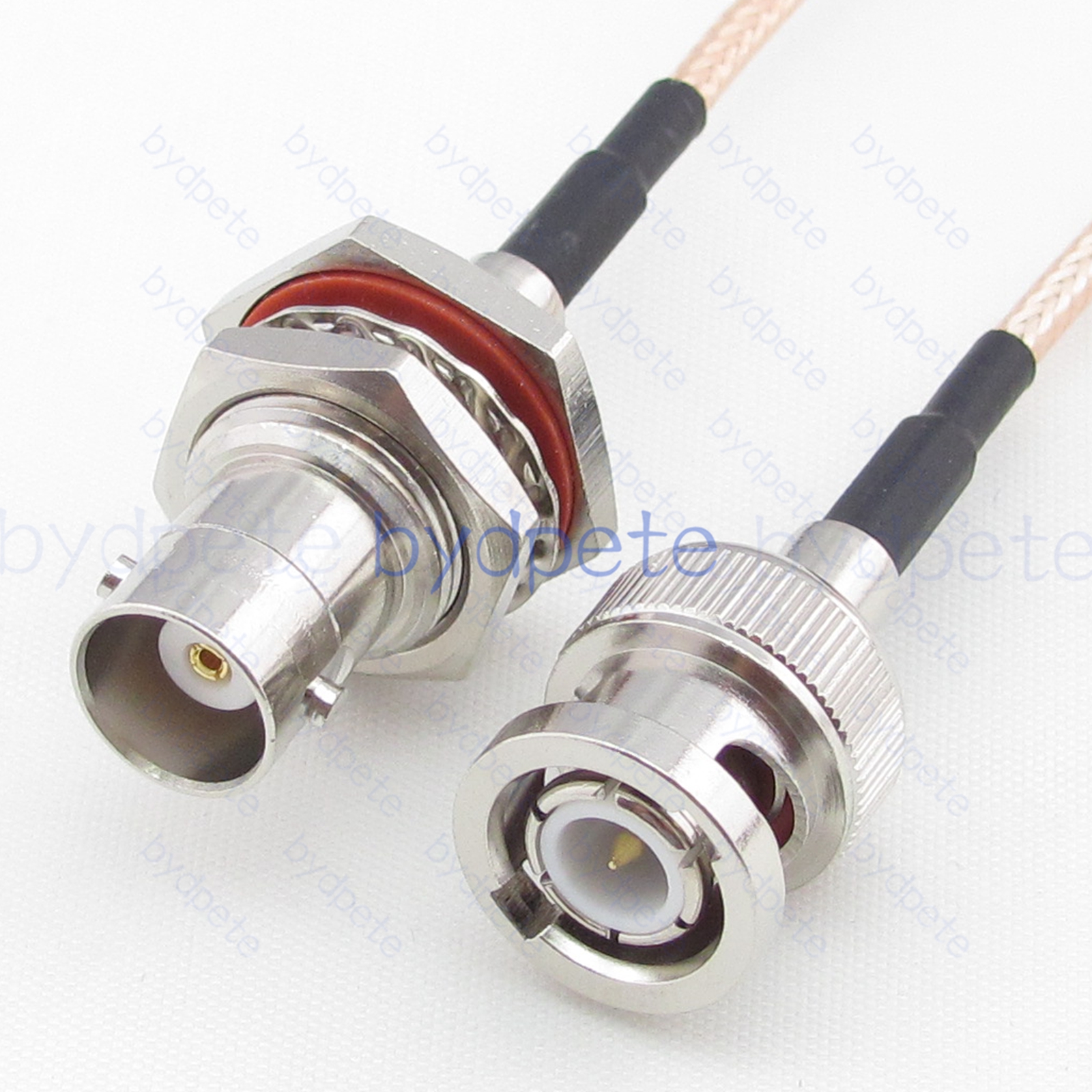 BPC070BNC316L2 BNC Male Plug to BNC Female Bulkhead Waterproof jack RG-316 Coaxial Cable BNC Cable RG316 Assembly Coax Pigtial Jumper