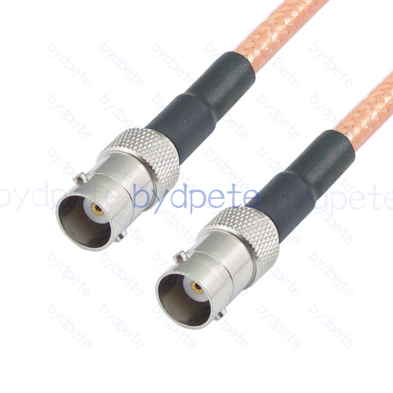 BPC071BNC142SS BNC Female Jack to BNC Female Jack RG-142 Coaxial Cable BNC Cable RG142 Assembly Coax Pigtial Jumper