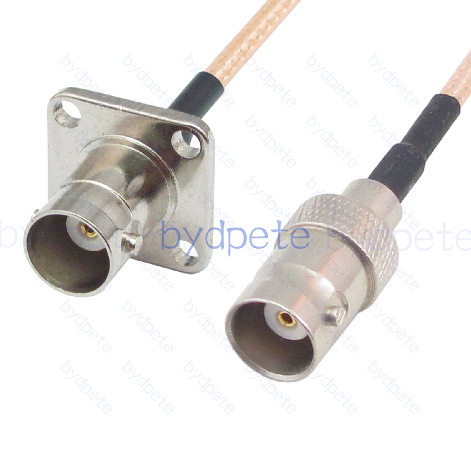 BPC071BNC316H4S BNC Female 4holes panel Jack to BNC Female jack RG-316 Coaxial Cable BNC Cable RG316 Assembly Coax Pigtial Jumper