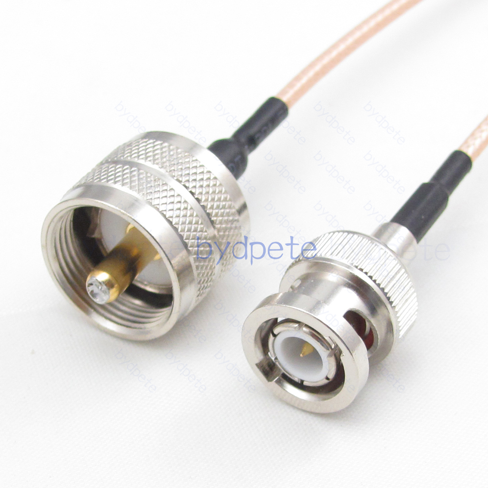 BPC072BNC316 BNC Male Plug to UHF Male PL259 Plug RG-316 Coaxial Cable BNC Cable RG316 Assembly Coax Pigtial Jumper