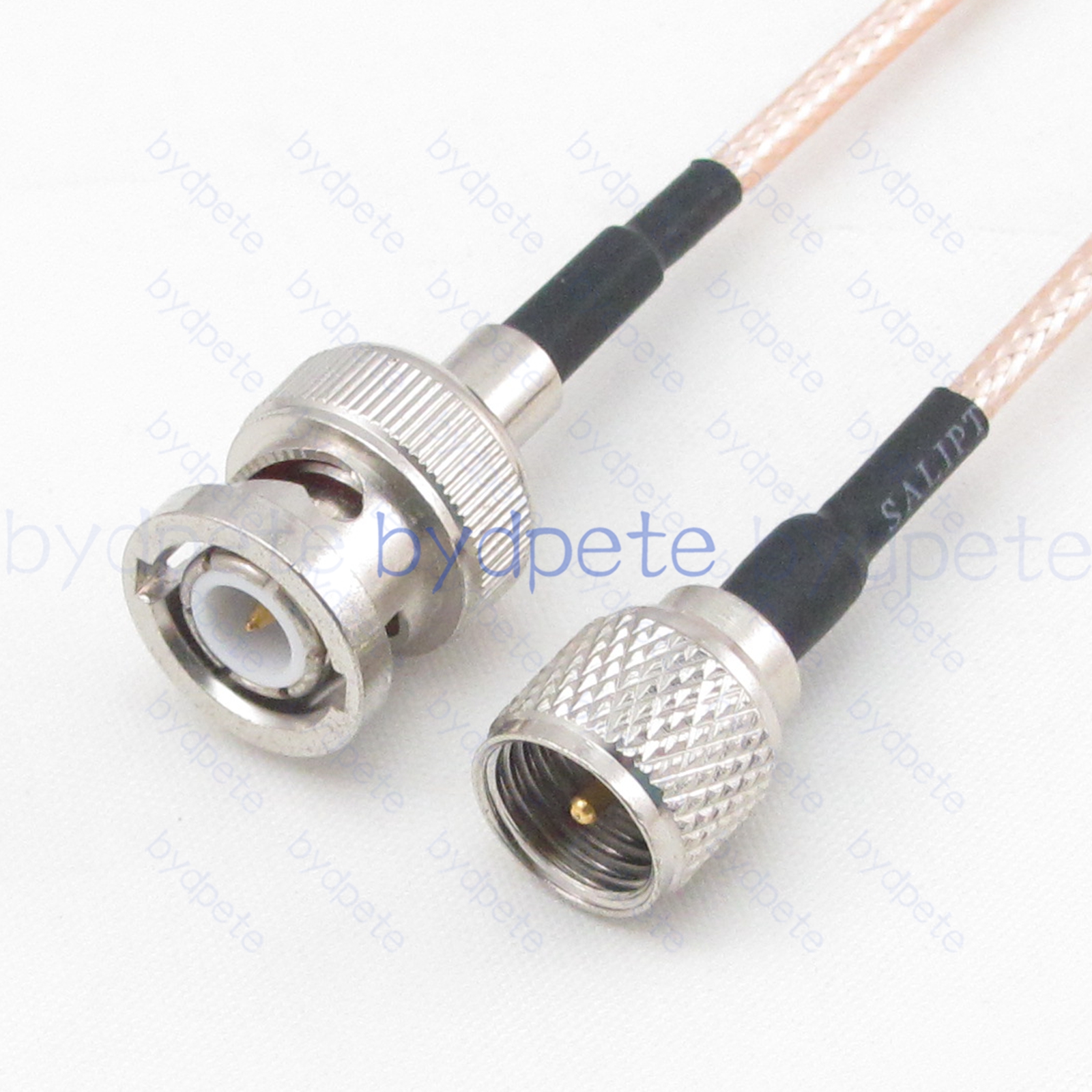 BPC072BNC316M2 BNC Male Plug to mini UHF Male PL259 Plug RG-316 Coaxial Cable BNC Cable RG316 Assembly Coax Pigtial Jumper