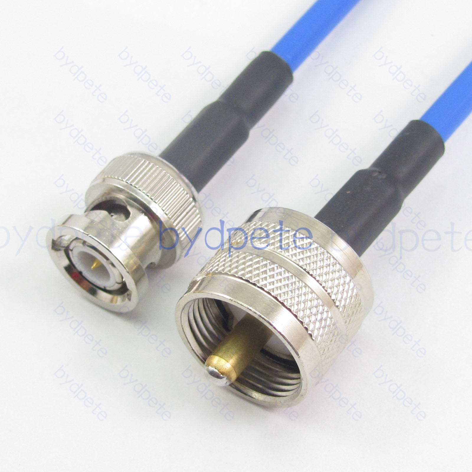 BPC072BNC402B BNC Male Plug to UHF Male PL259 Plug RG-402 Coaxial Cable BNC Cable RG402B Assembly Coax Semi Rigid Flexible Low Loss Cable
