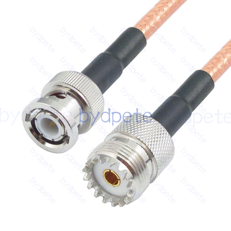 BPC073BNC142 BNC Male Plug to UHF Female SO239 RG-142 Coaxial Cable BNC Cable RG142 Assembly Coax Pigtial Jumper