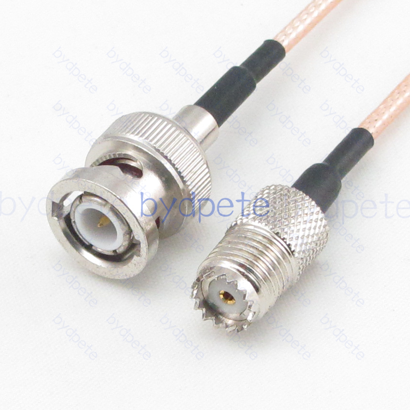 BPC073BNC316M2 BNC Male Plug to Mini UHF Female SO239 Plug RG-316 Coaxial Cable BNC Cable RG316 Assembly Coax Pigtial Jumper