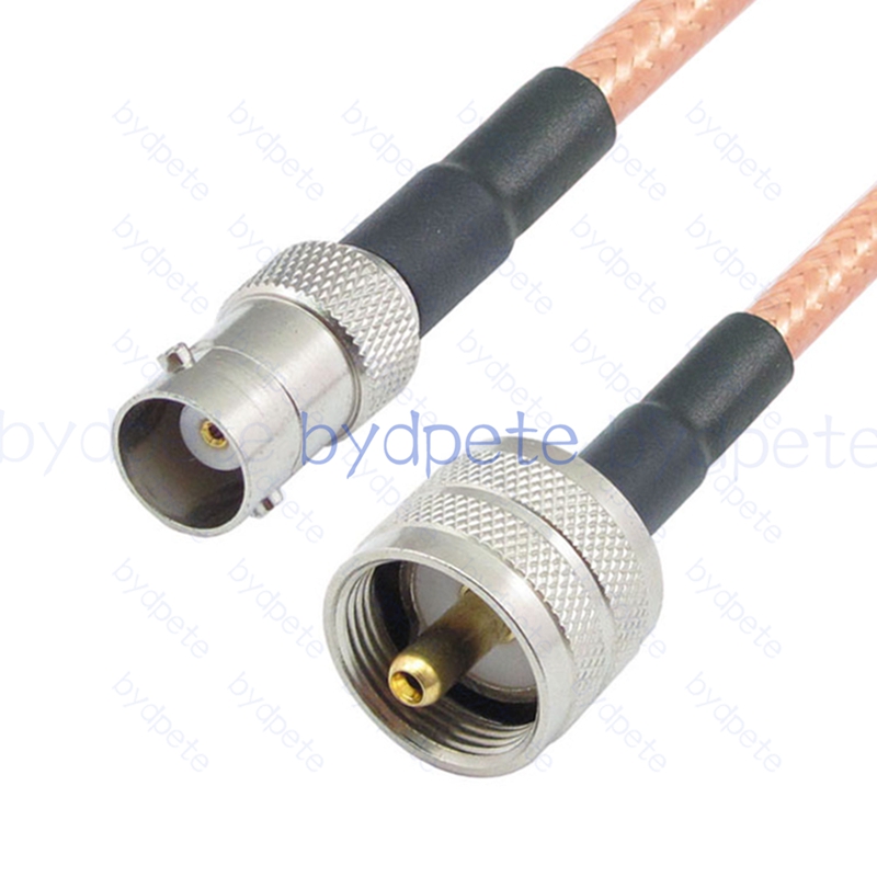 BPC074BNC142S1 BNC Female Jack to UHF Male PL259 RG-142 Coaxial Cable BNC Cable RG142 Assembly Coax Pigtial Jumper