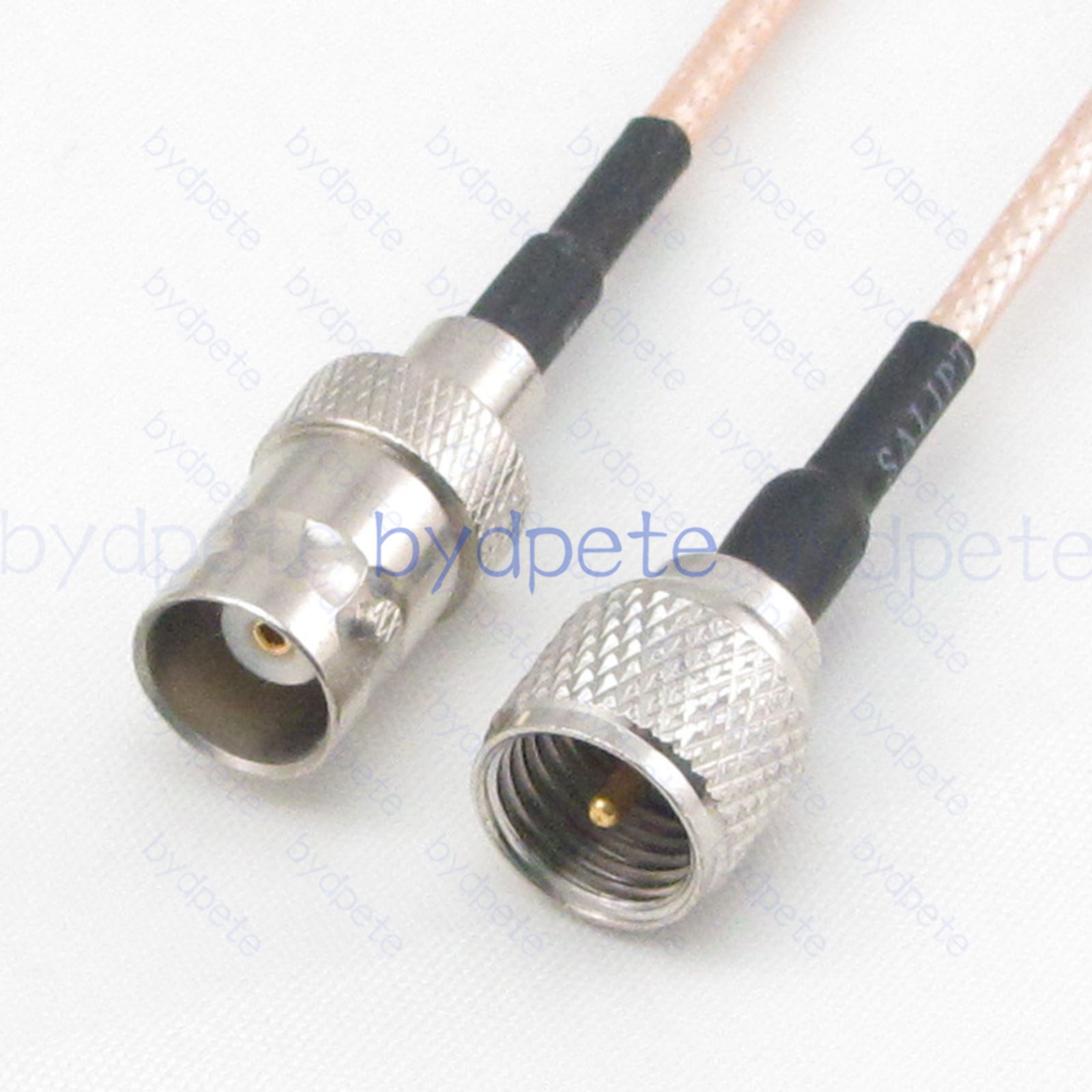 BPC074BNC316S1M2 BNC Female jack to Mini UHF Male PL259 Plug RG-316 Coaxial Cable BNC Cable RG316 Assembly Coax Pigtial Jumper