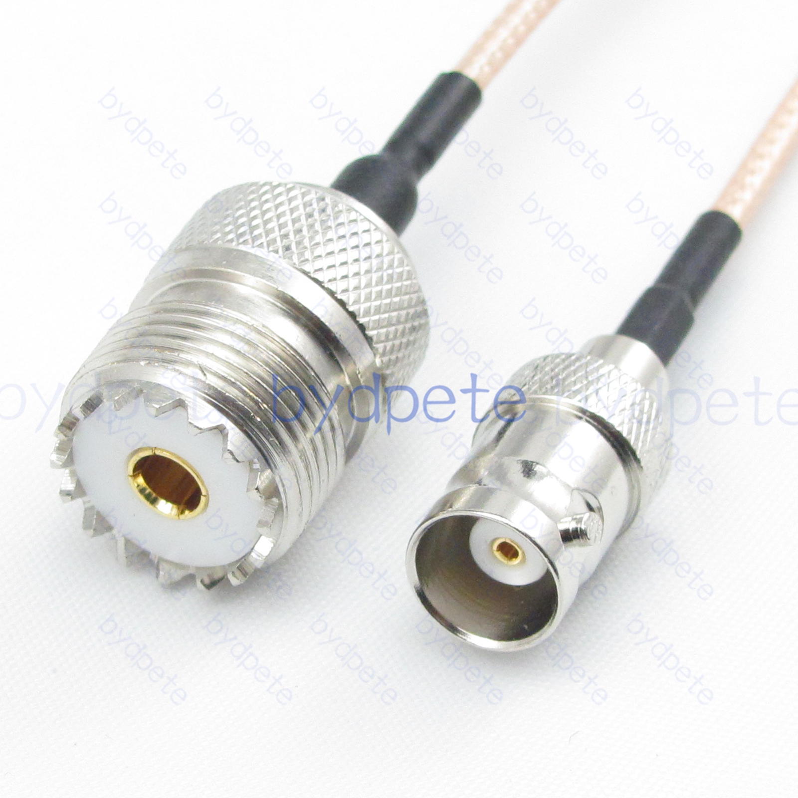 BPC075BNC316S1 BNC Female jack to UHF Female SO239 Jack RG-316 Coaxial Cable BNC Cable RG316 Assembly Coax Pigtial Jumper