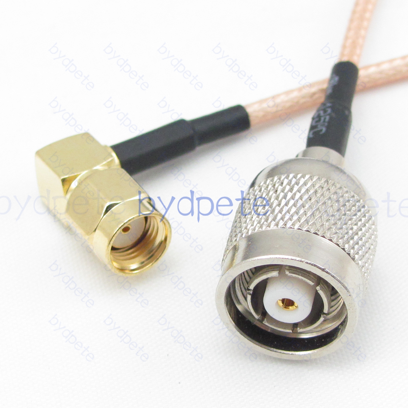BPC083TNC316F1R2 RP-TNC Male Plug to RP-SMA Male Right Angle 90Degree Reverse Polarity Plug RG-316 Coaxial Cable TNC Cable RG316 Assembly Coax Pigtial Jumper