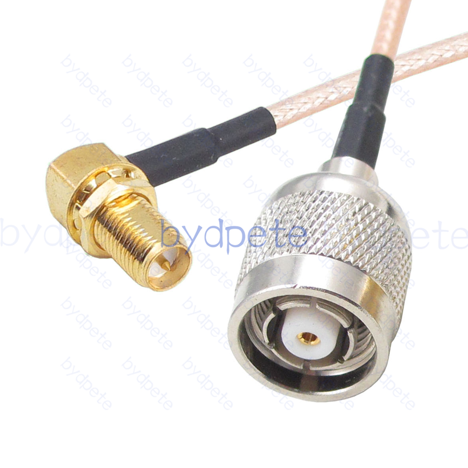 BPC084TNC316F1R2 RPTNC Male Plug Reverse Polarity to RPSMA Female Right Angle 90Degree Reverse Polarity jack RG-316 Coaxial Cable TNC Cable RG316 Assembly Coax Pigtial Jumper