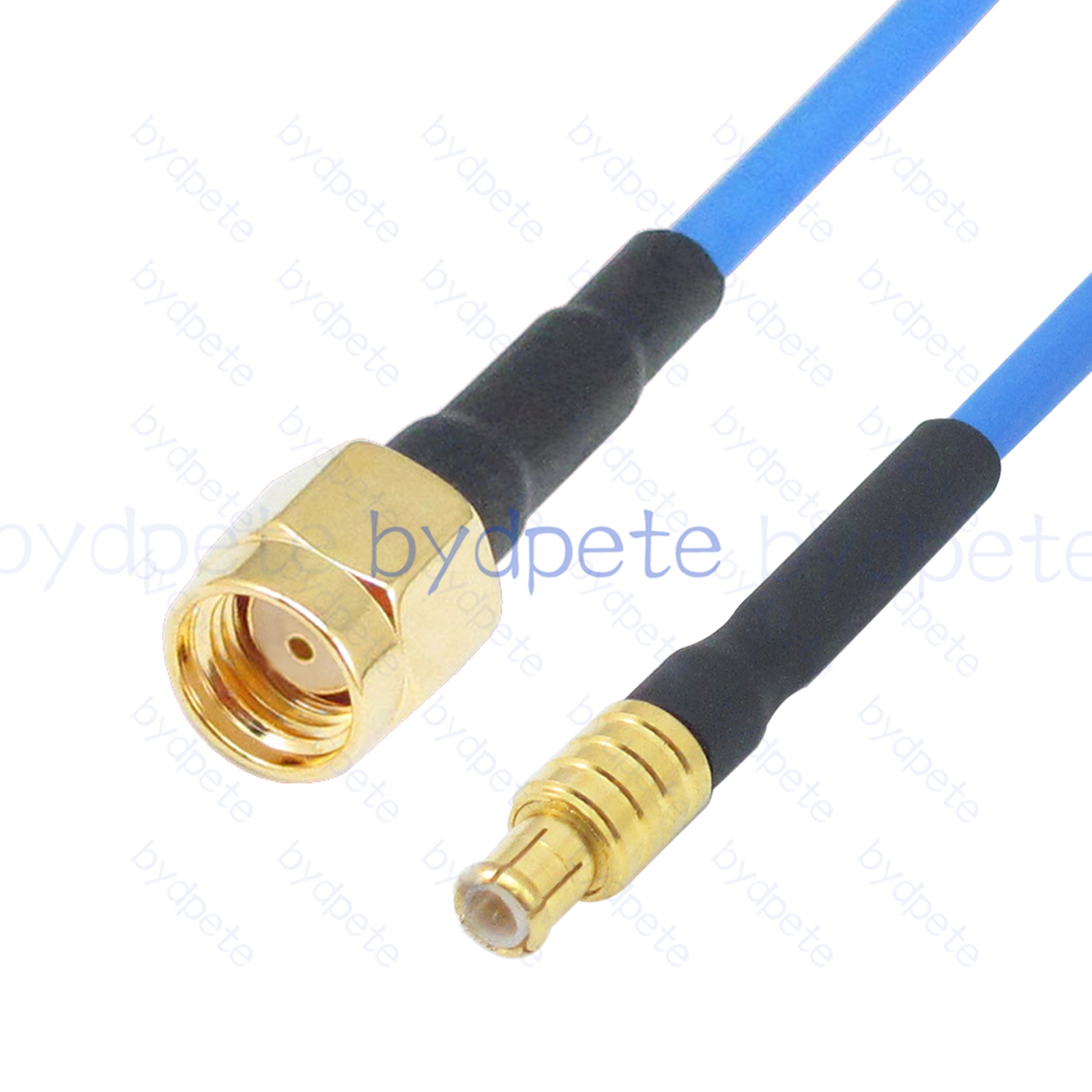 BPC213MCX405B MCX Male Plug to RPSMA Male Reverse Polarity Plug RG-405 Coaxial Cable MCX Cable RG405B Assembly Coax Semi Rigid Flexible Low Loss Cable