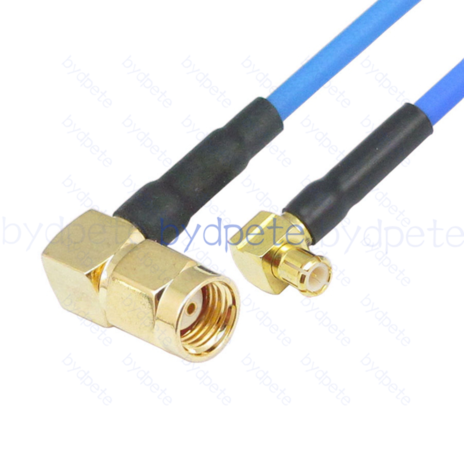 BPC213MCX405BRR MCX Male Right Angle 90Degree Plug to RPSMA Male Right Angle 90Degree Reverse Polarity Plug RG-405 Coaxial Cable MCX Cable RG405B Assembly Coax Semi Rigid Flexible Low Loss Cable