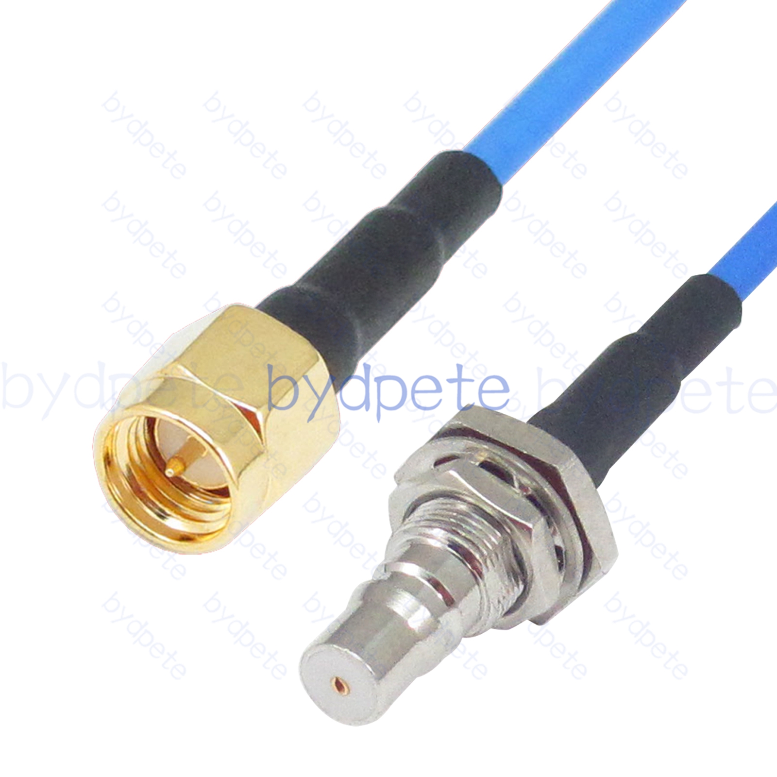 BPC505QMA405B QMA Female jack to SMA Male RG-405 Coaxial Cable QMA Cable RG405B Assembly Coax Semi Rigid Flexible Low Loss Cable