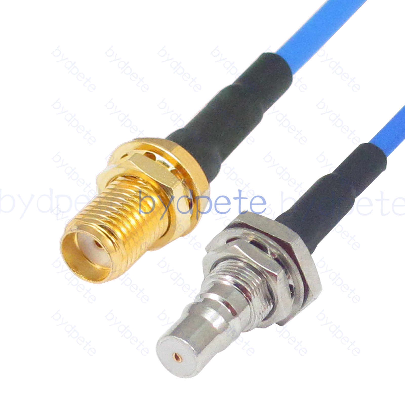 BPC506QMA405B QMA Female jack to SMA Female RG-405 Coaxial Cable QMA Cable RG405B Assembly Coax Semi Rigid Flexible Low Loss Cable
