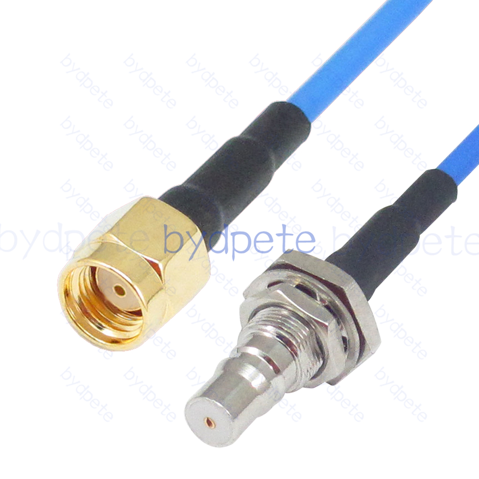 BPC507QMA405B QMA Female jack to RPSMA Male Reverse Polarity RG-405 Coaxial Cable QMA Cable RG405B Assembly Coax Semi Rigid Flexible Low Loss Cable