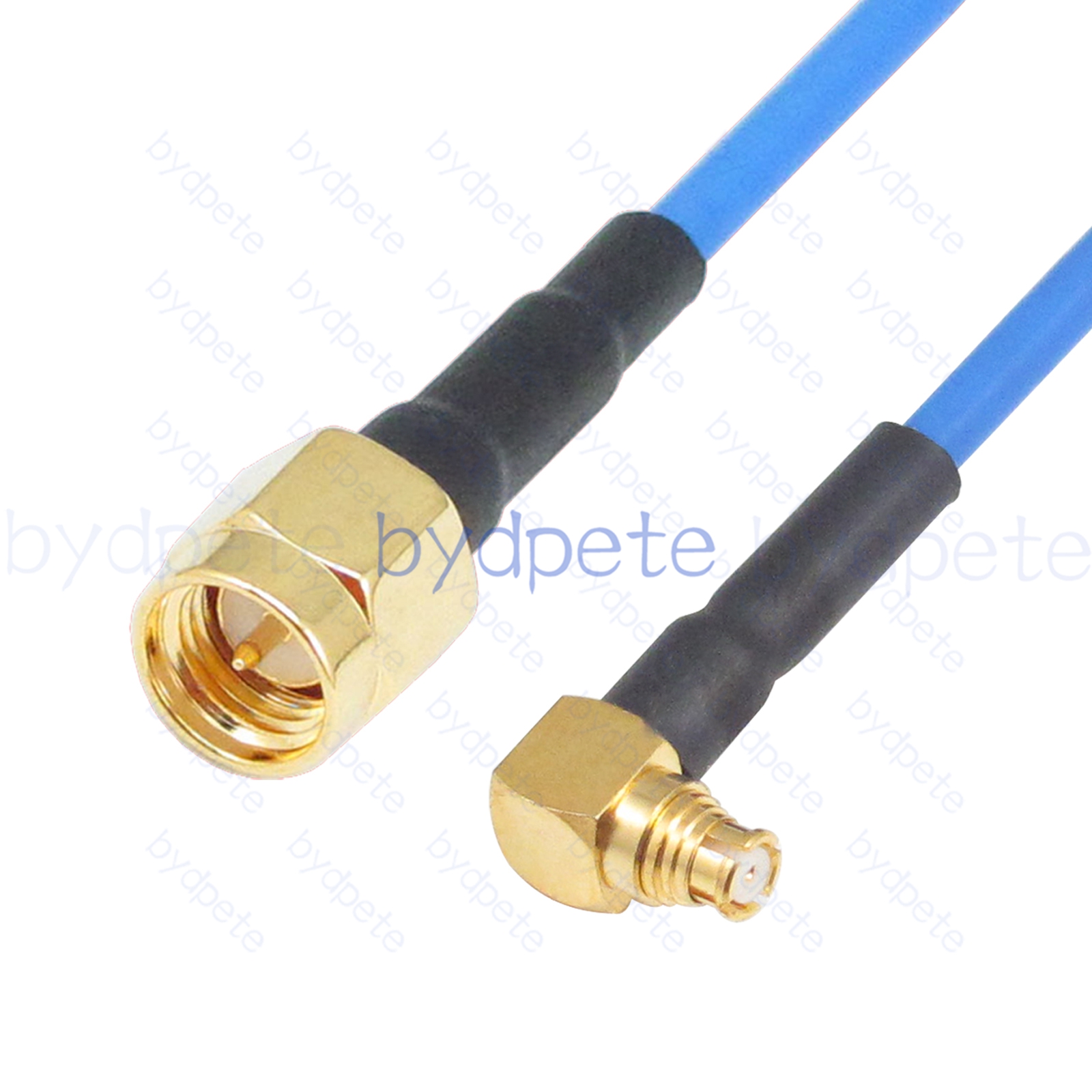 BPC605SMP405BR1 SMP Female Right Angle 90Degree Plug to SMA Male Plug RG-405 Coaxial Cable SMP Cable RG405B Assembly Coax Semi Rigid Flexible Low Loss Cable