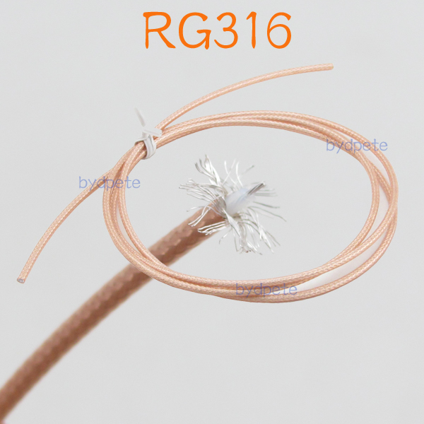 RG316 Cables OD=2.5mm